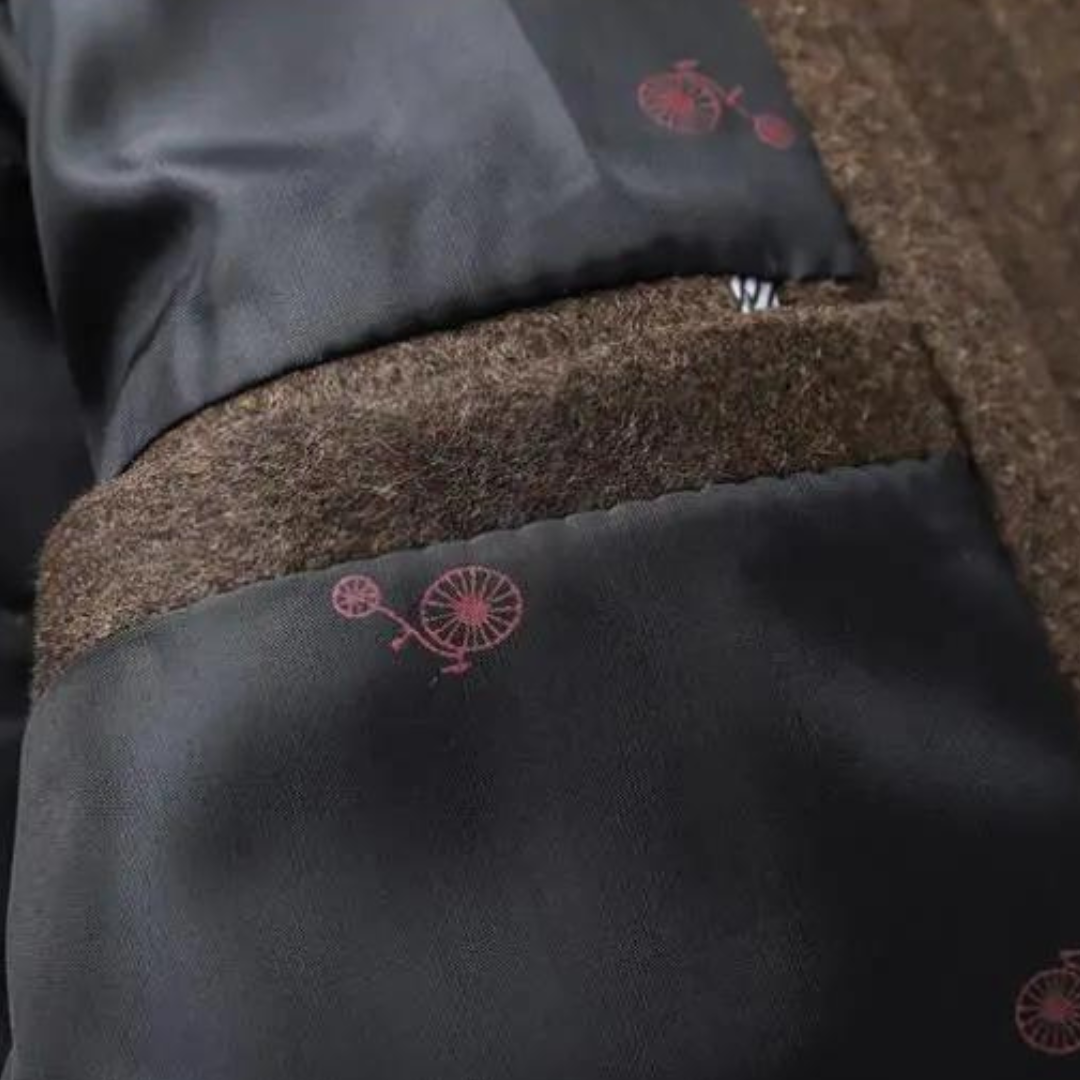 Jack | Klassisk Trenchcoat I Tjock Ull