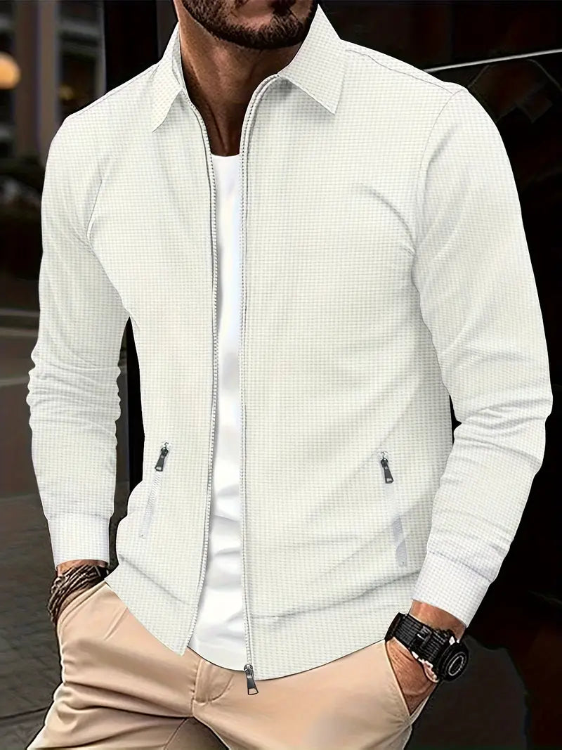 Noel | Overshirt Med Dragkedja – Stilren Ytterjacka