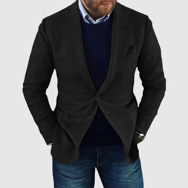 Milo | Klassisk Blazer Med Tidlös Design För Herr