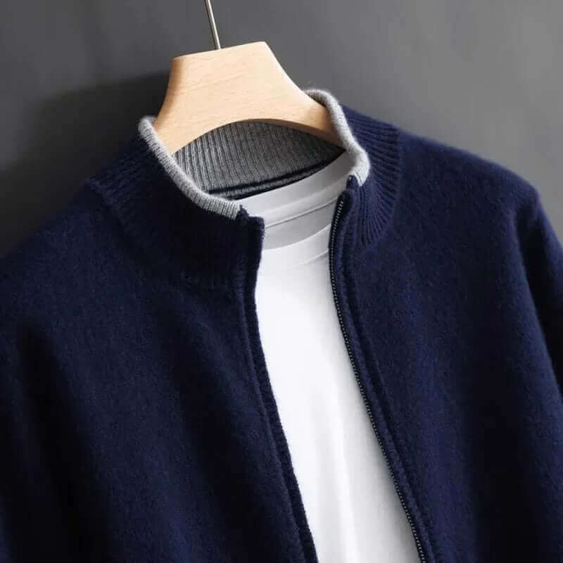 Bertil | Premium Kasmir Zip-Up Jacka