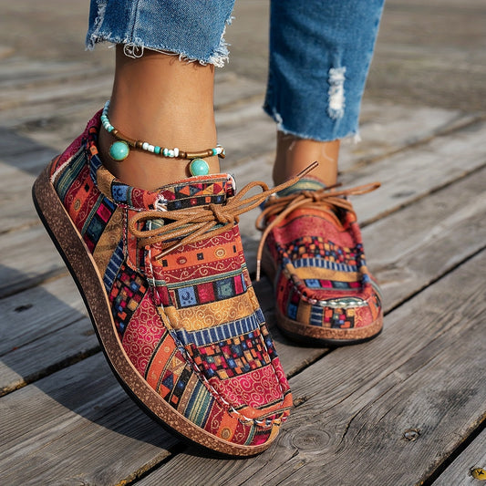 Freja | Färgglada Retro Damskor