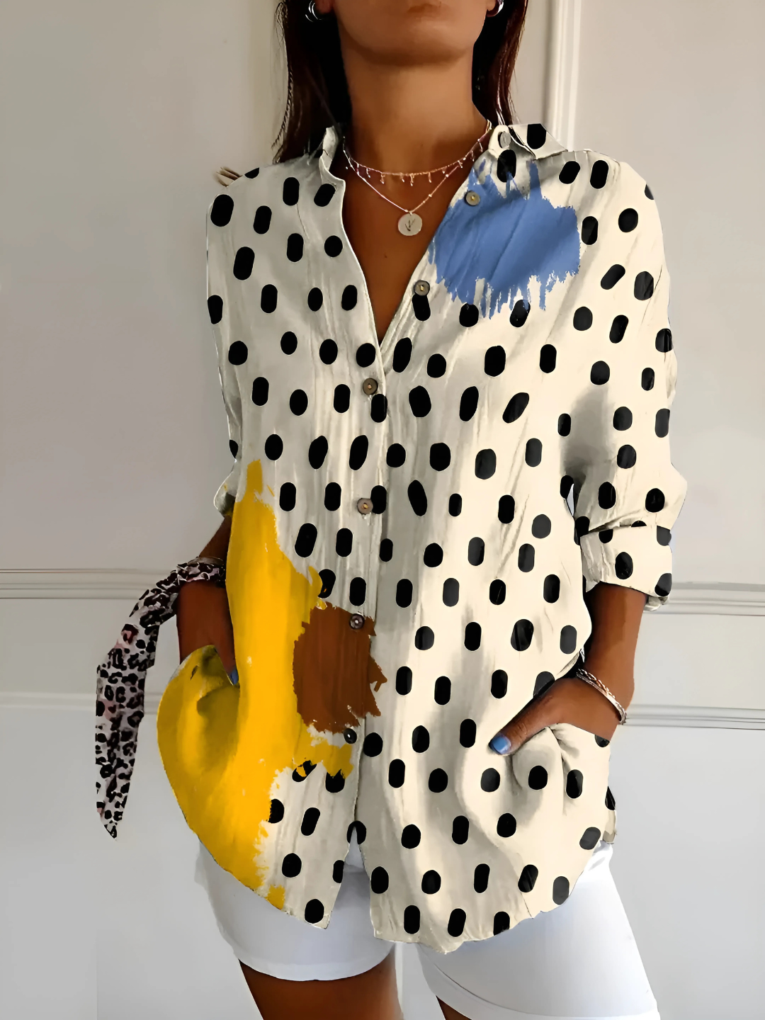 Ivy | Elegant Blommig Blus