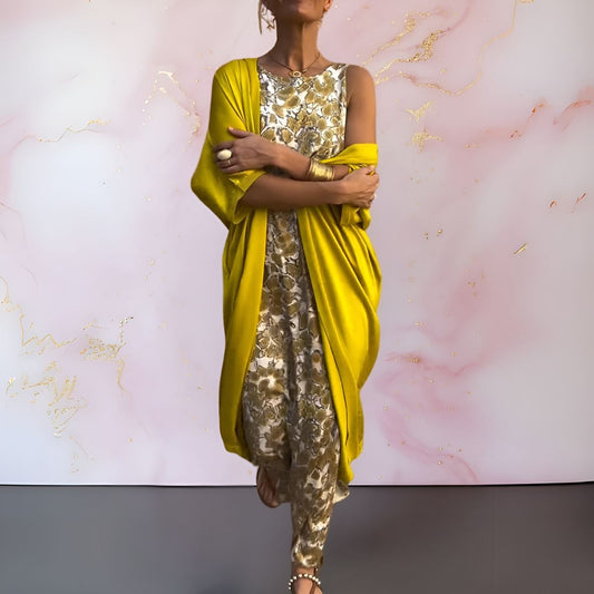 Viola | Elegant Klänning Med Kofta