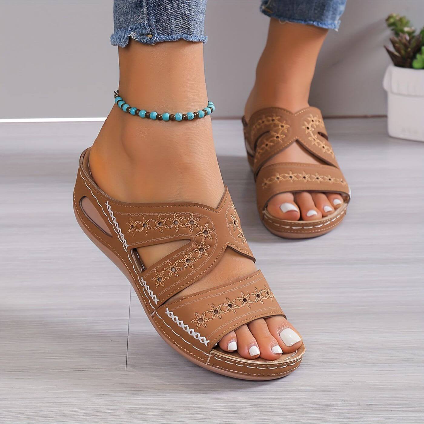 Ella | Halkfria Ortopediska Sandaler