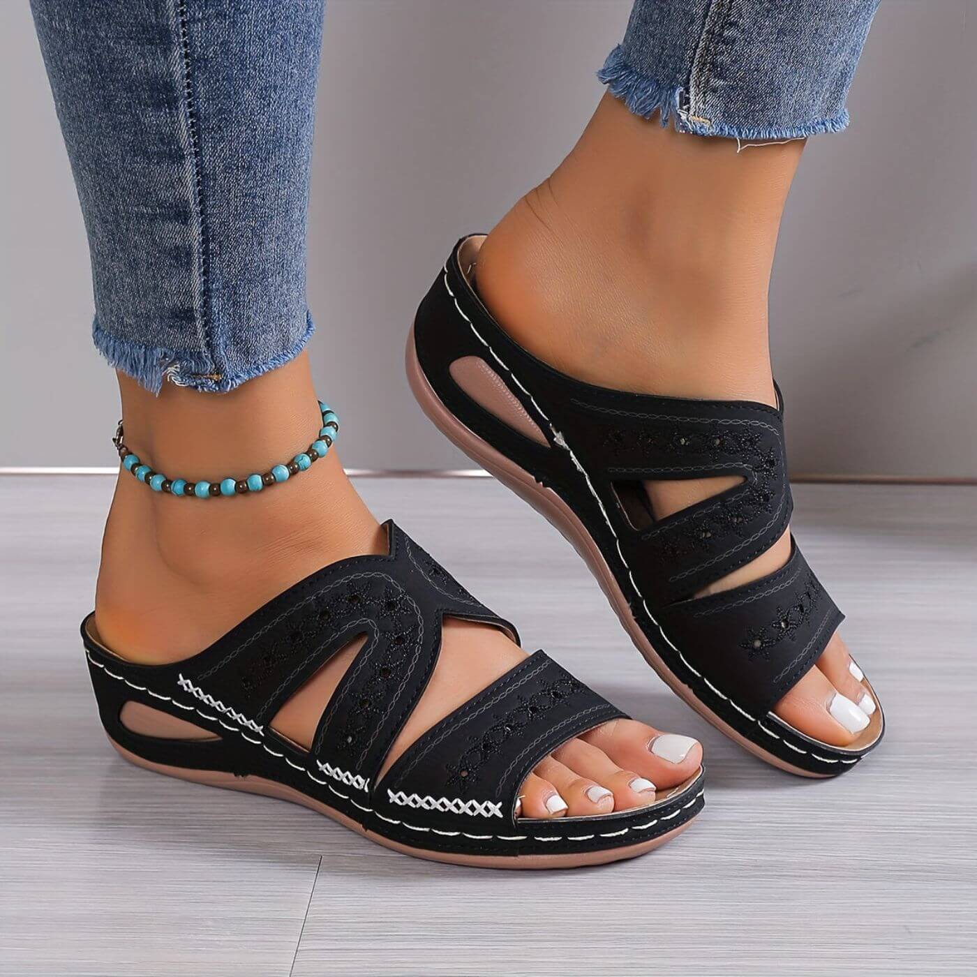 Ella | Halkfria Ortopediska Sandaler