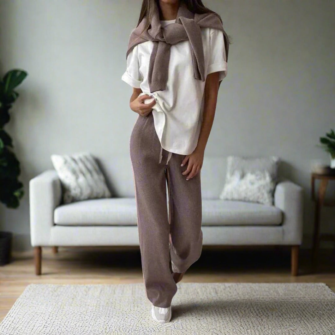 Isabelle | Lyxigt och mångsidigt cashmere set för kvinnor