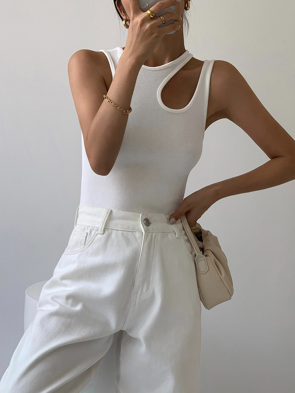 Miranda | Tanktopp med Cut-Out Detalj