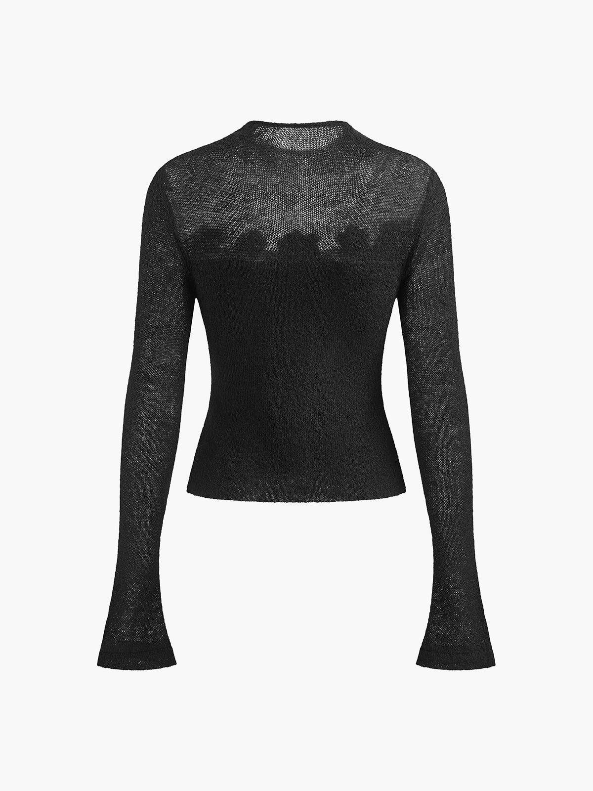 Lilly | Stickad Topp med 3D-Blommönster
