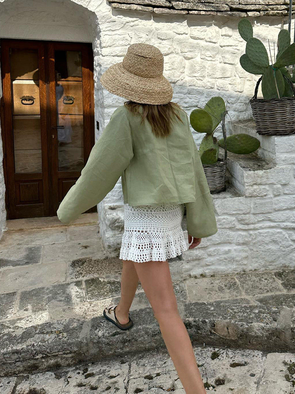 Saga | Oversize Blus med Knytärmar