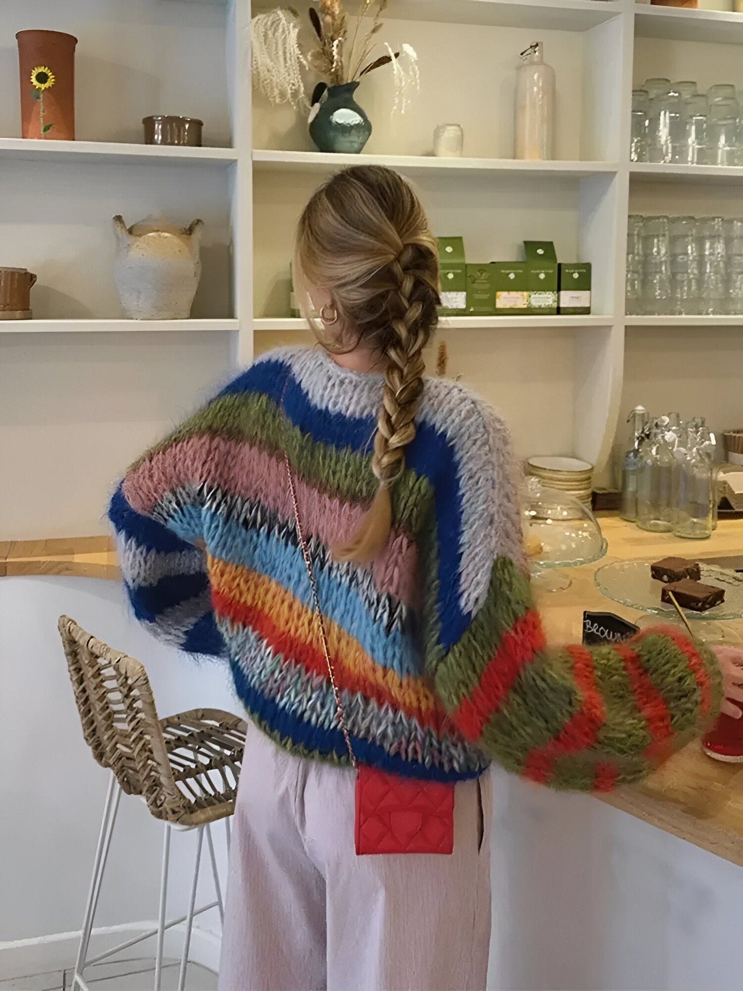 Zoey | Elegant stickad tröja med urholkning