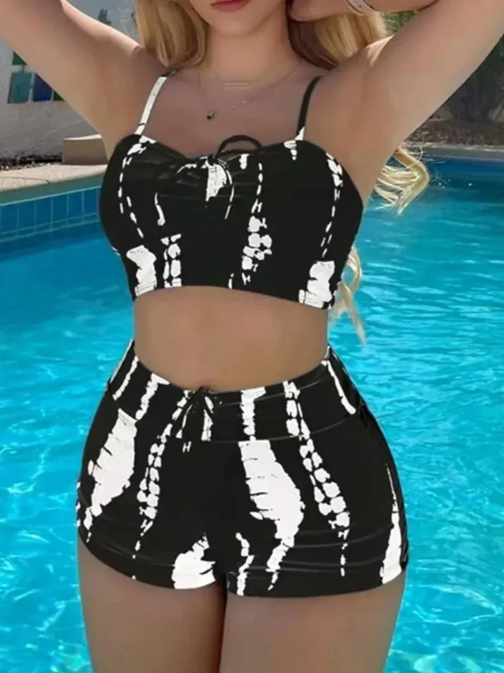 Jaime - Korta bikinis med dragsko