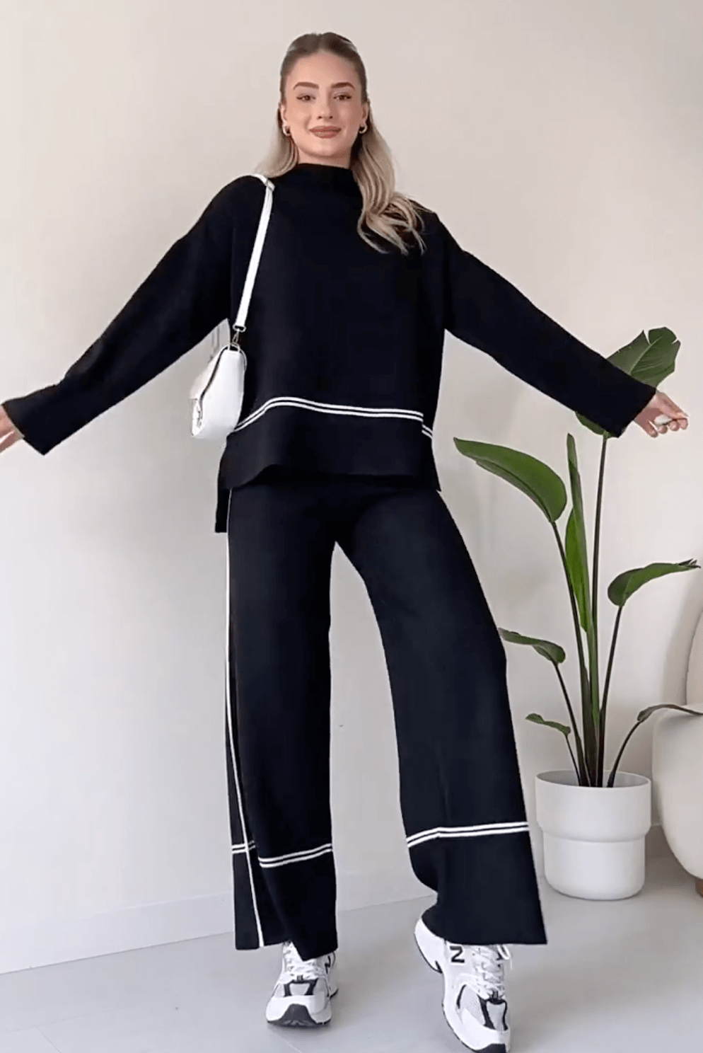 Hedda | Chic Tvådelat Lounge Set – Enkel Elegans & Komfort