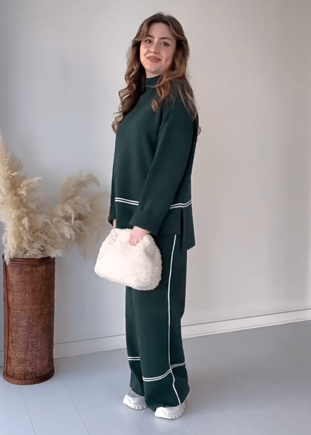 Hedda | Chic Tvådelat Lounge Set – Enkel Elegans & Komfort