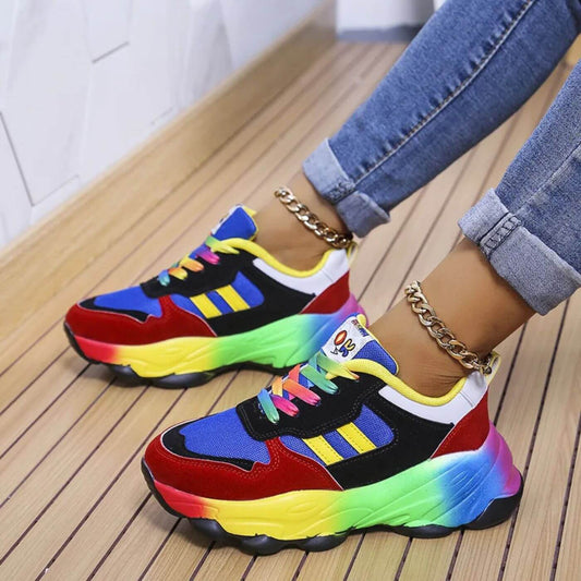 Cecilia | Trendiga Färgglada Ortopediska Sneakers för Ultimat Komfort