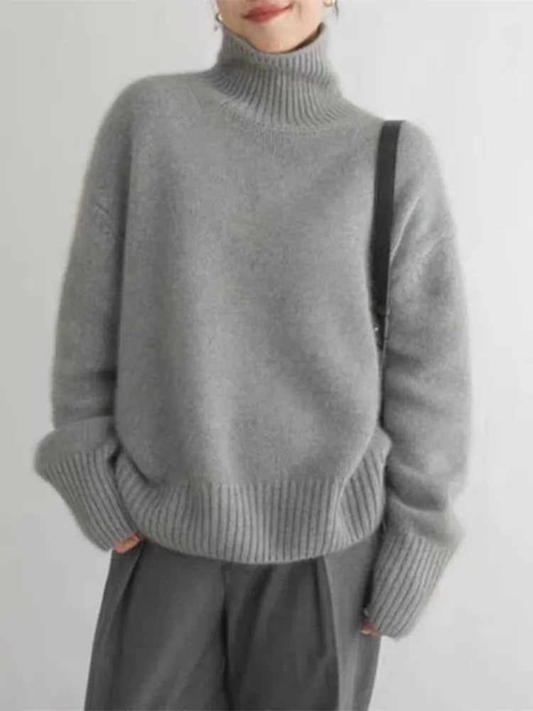 Josefin | Lyxig Cashmere Polotröja