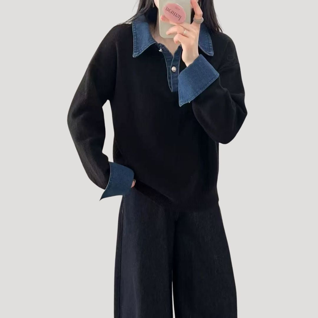 Freja | Chunky Stickad Överdimensionerad Vintertröja