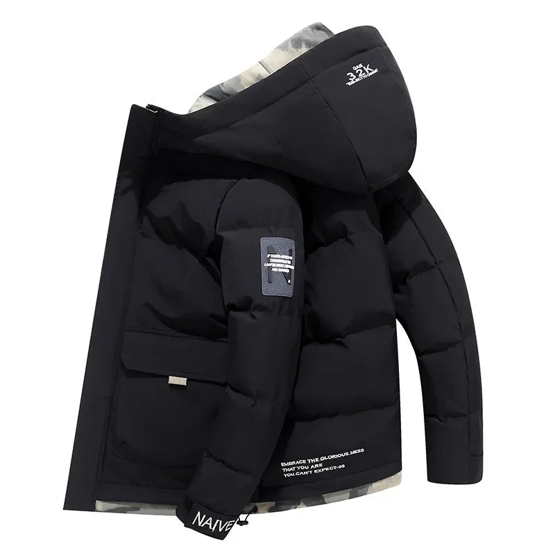 Tomas | Vadderad Vinterjacka med Stilren Look