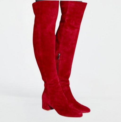 Natasja | Snygga knähöga mockastövlar för kvinnor