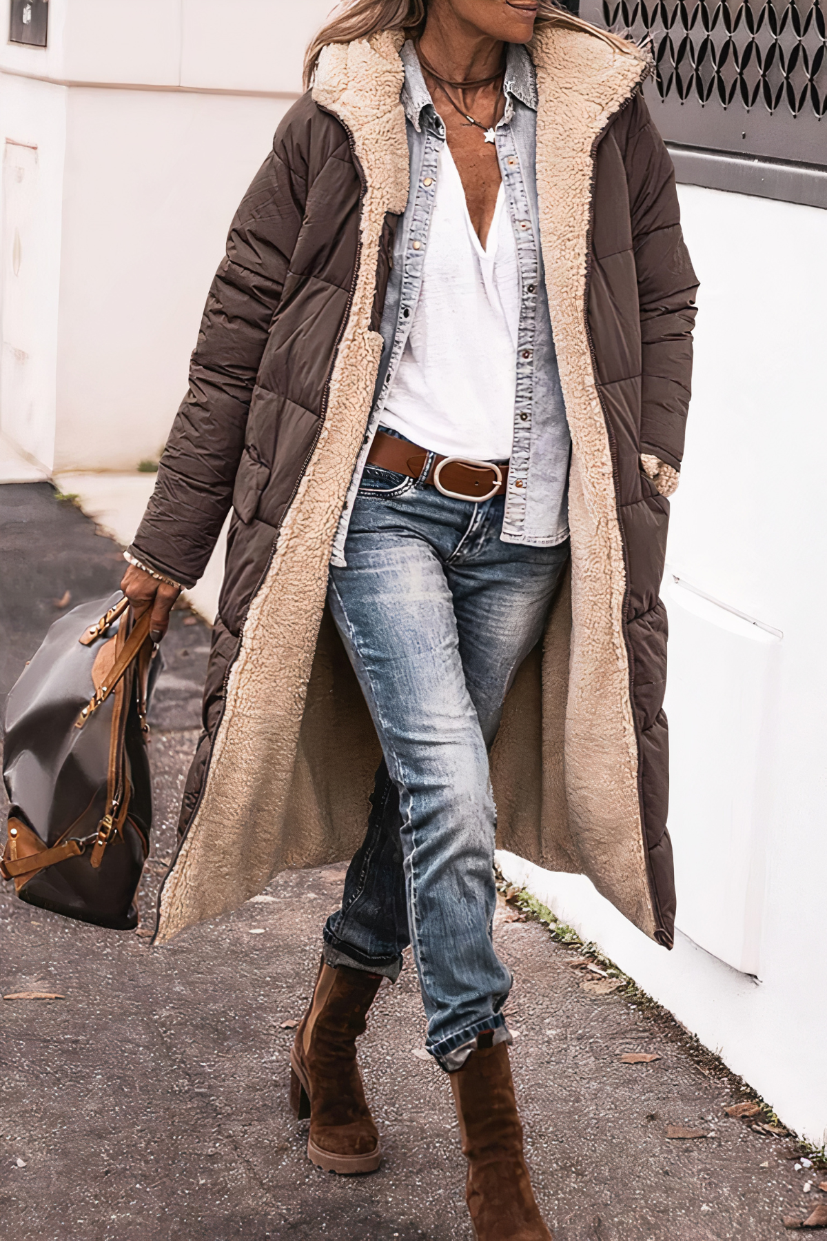 Esme - Parka med dubbla sidor