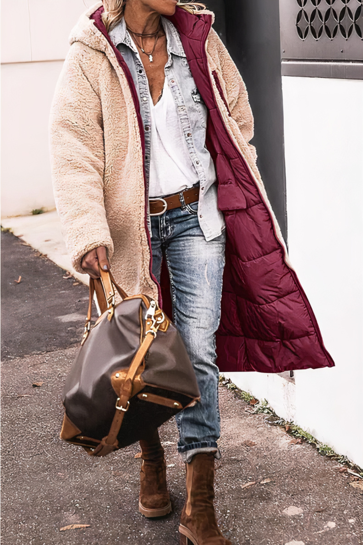 Esme - Parka med dubbla sidor