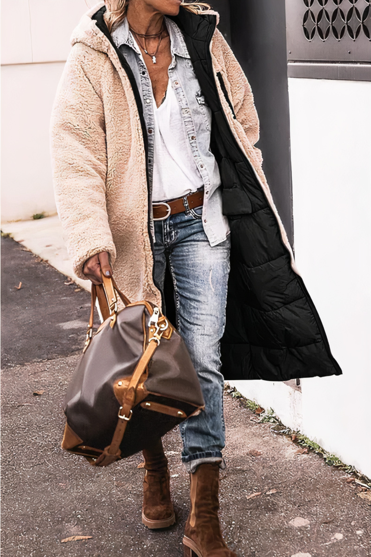 Esme - Parka med dubbla sidor