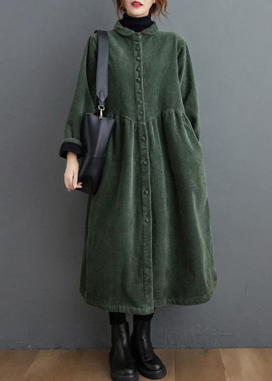 Elsa | Stilren Manchestertyg Trenchcoat För Dam