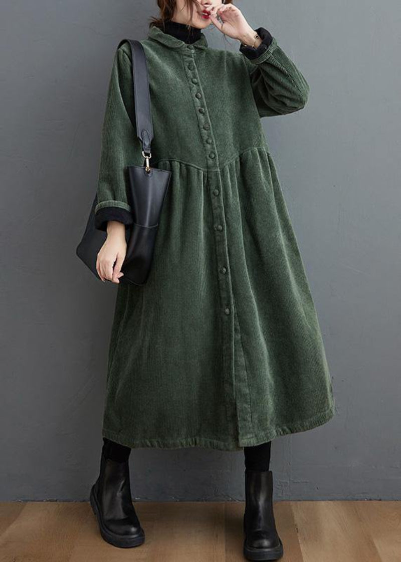 Elsa | Stilren Manchestertyg Trenchcoat För Dam