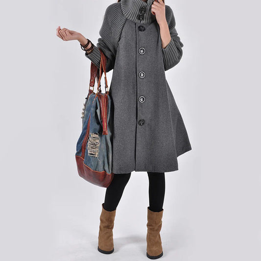 Agnes | Elegant lång kappa med tidlös design för kvinnor