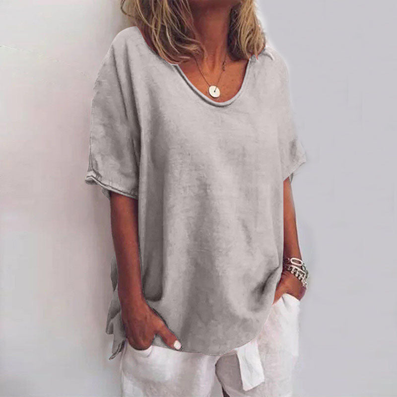 Helena | Luftig Blus Med Täckande Stil För En Elegant Vardag