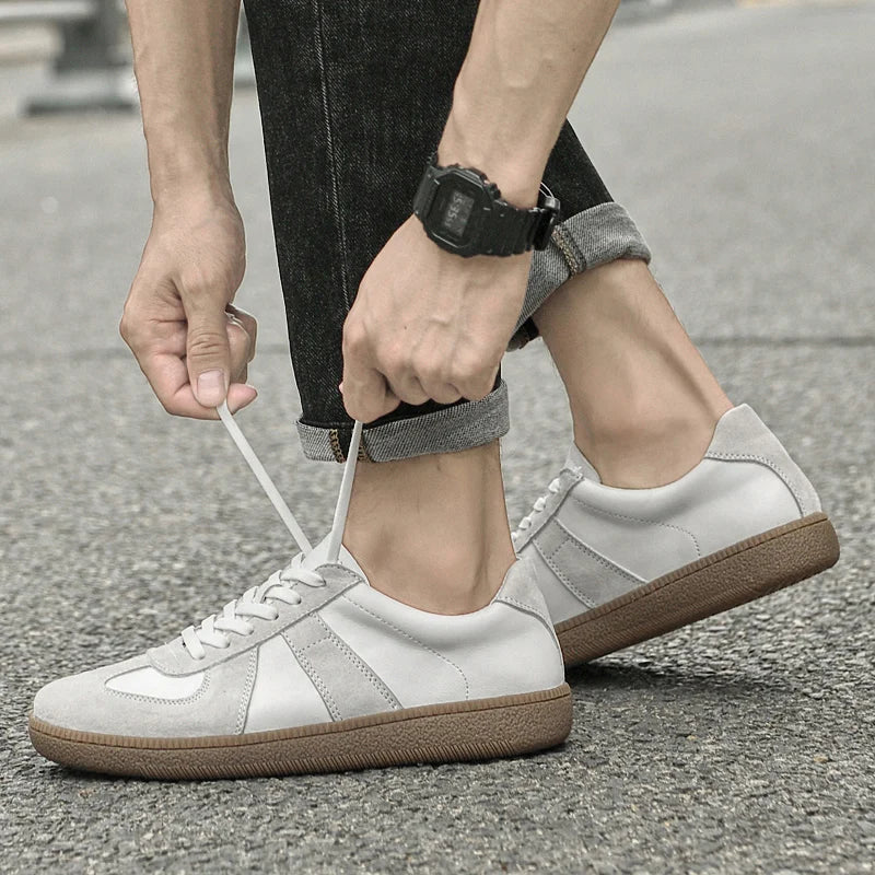 Adrian | Mocka Sneakers Med Robust Yttersula