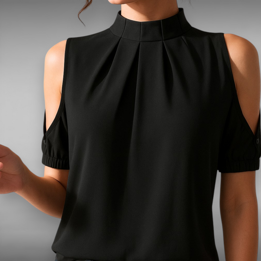 Inge | Elegant Blus Med Axelöppningar – Mood Refresh Edition