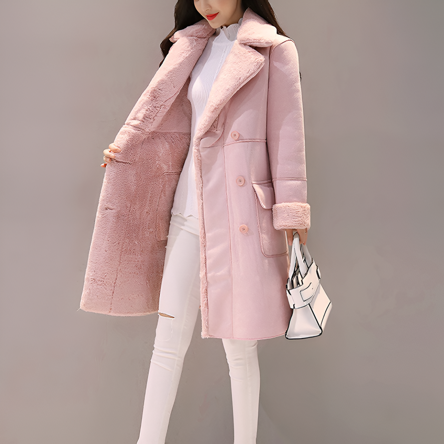 Primrose | Varmfodrad vinterjacka för damer i sammet