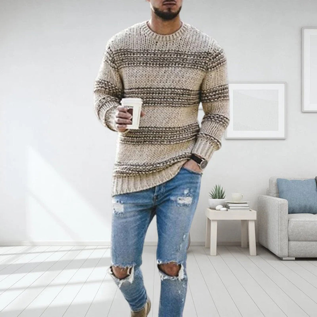 Frans | Mjuk stickad tröja för män med stilren design
