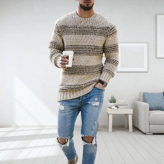 Frans | Mjuk stickad tröja för män med stilren design