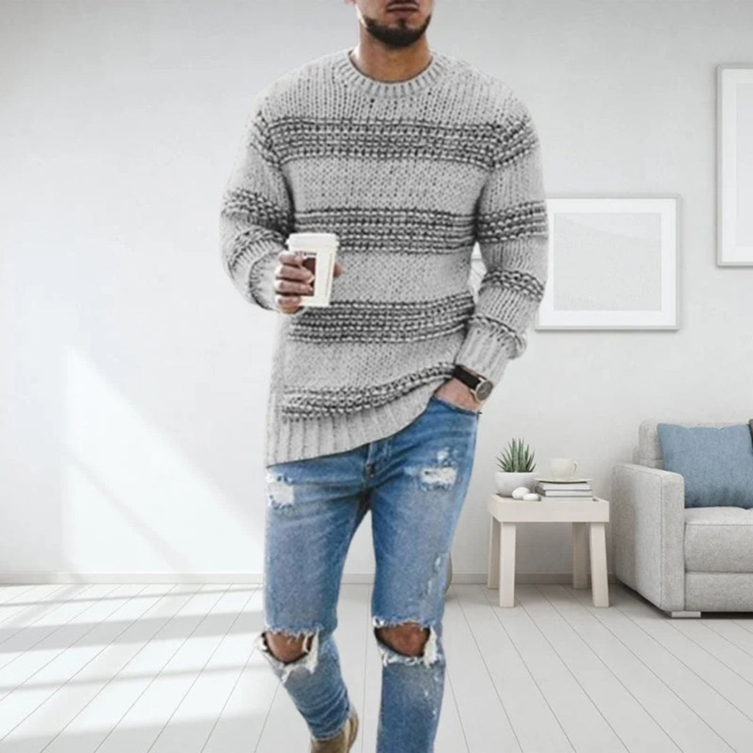 Frans | Mjuk stickad tröja för män med stilren design