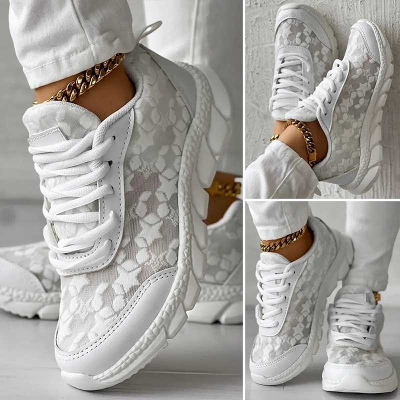 Lucy | Ortopediska Sneakers för Kvinnor med Andningsfunktion