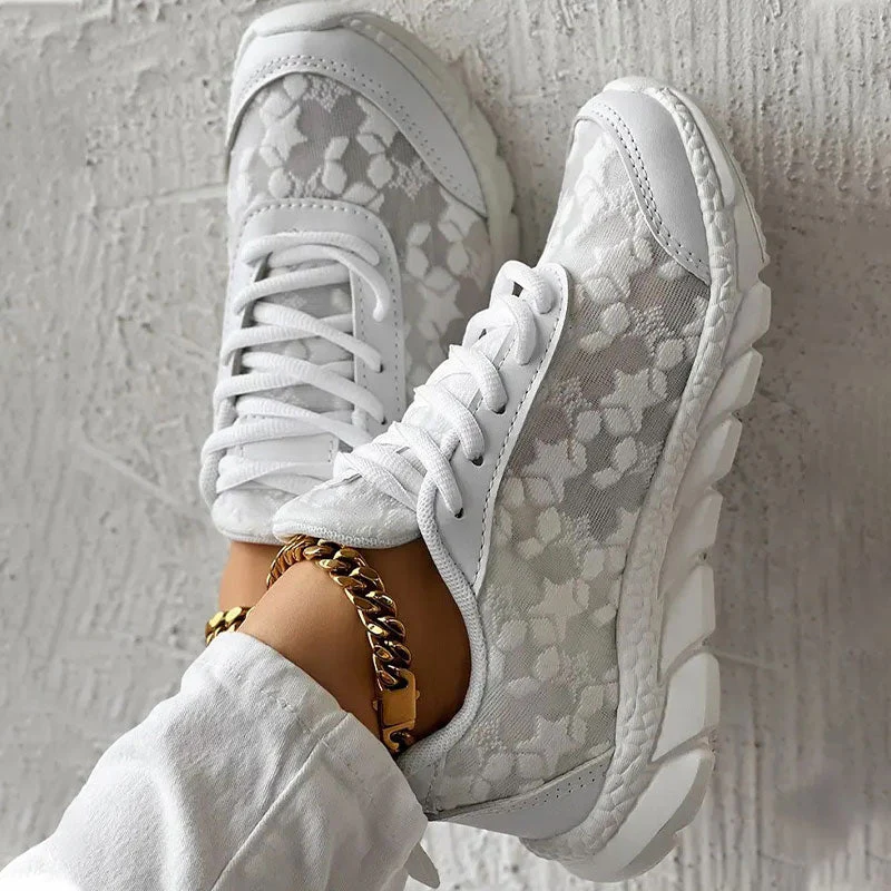 Lucy | Ortopediska Sneakers för Kvinnor med Andningsfunktion