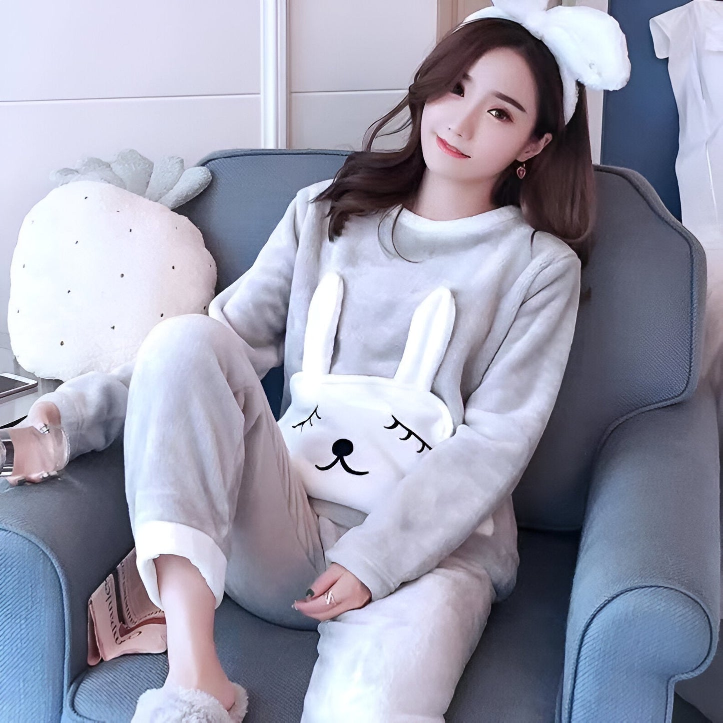 Gerda | Mysigt pyjamasset i fleece
