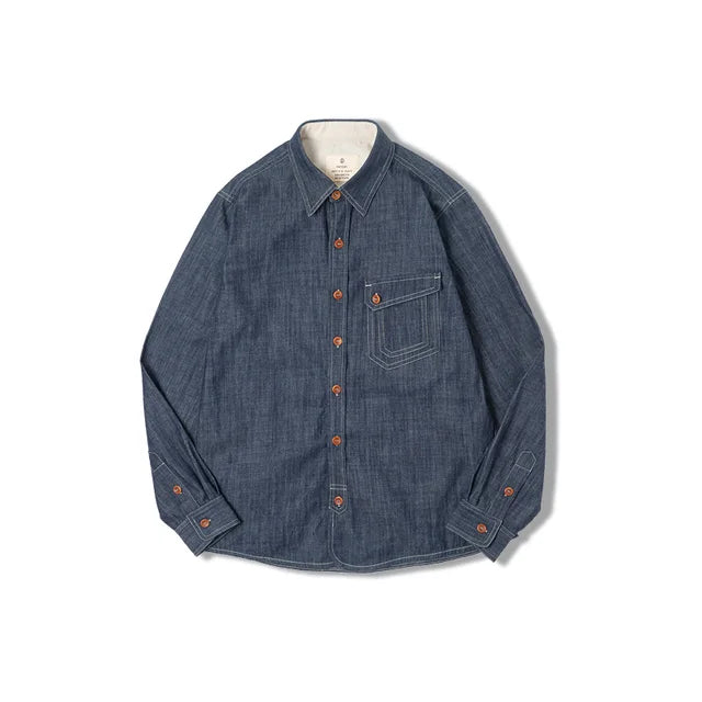 Milton | Klassisk jeansskjorta för tidlös herrstil