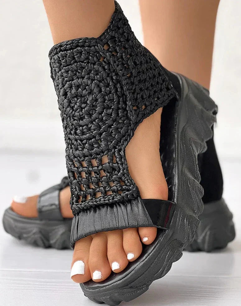 Abby - Flätad sandal