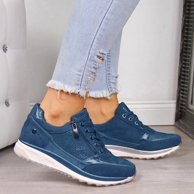 Gabbor | Ortopediska Sneakers Med Dragkedja
