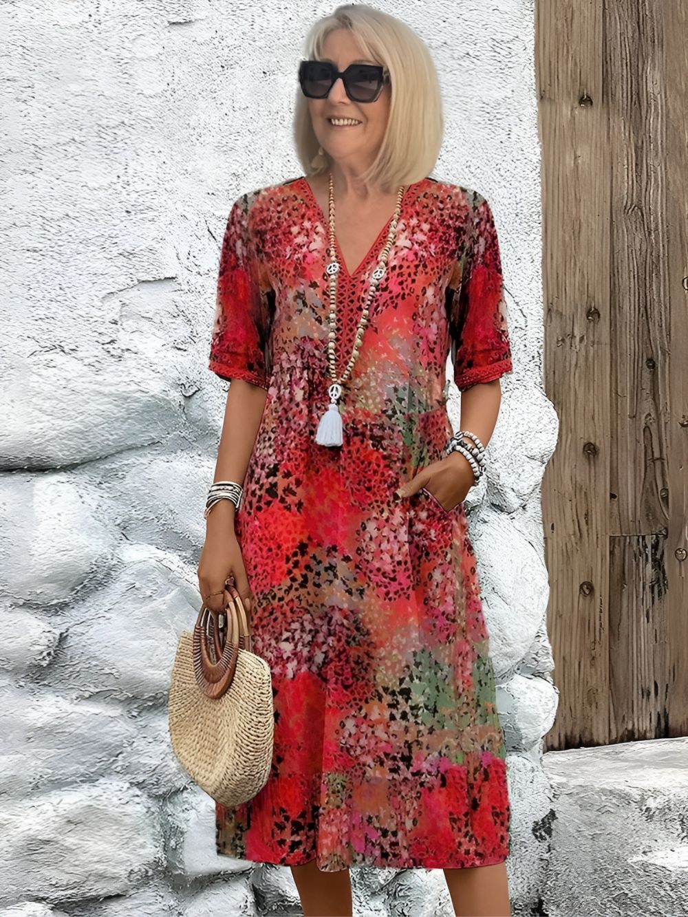 Sanne | Livlig Klänning