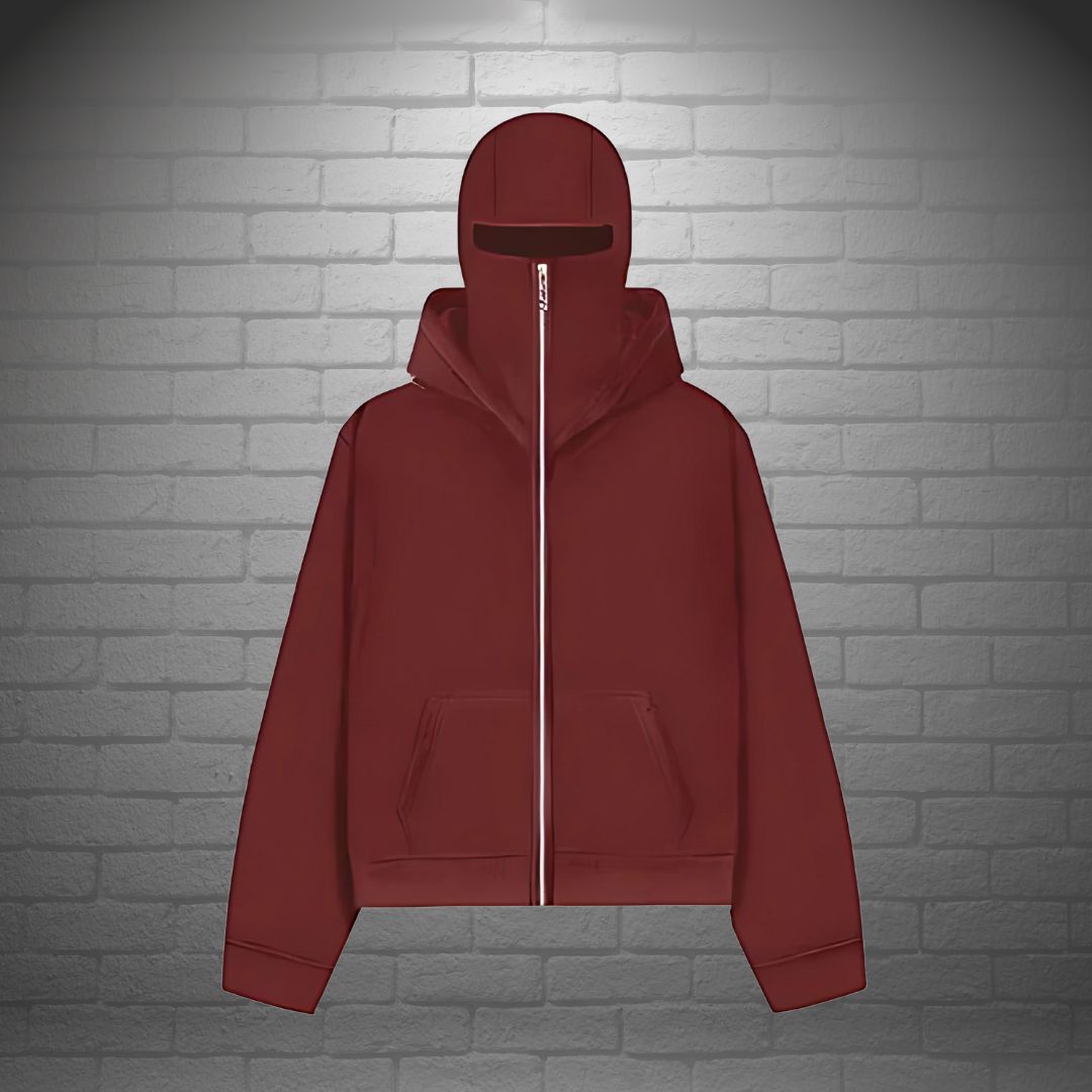 Oskar | Balaclava Full-Zip Hoodie – Maximal värme och stil i ett