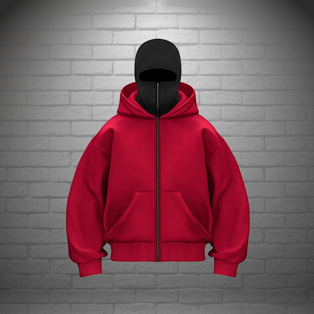 Oskar | Balaclava Full-Zip Hoodie – Maximal värme och stil i ett