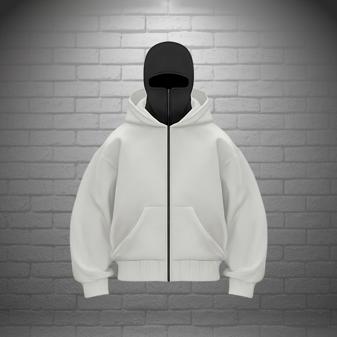 Oskar | Balaclava Full-Zip Hoodie – Maximal värme och stil i ett