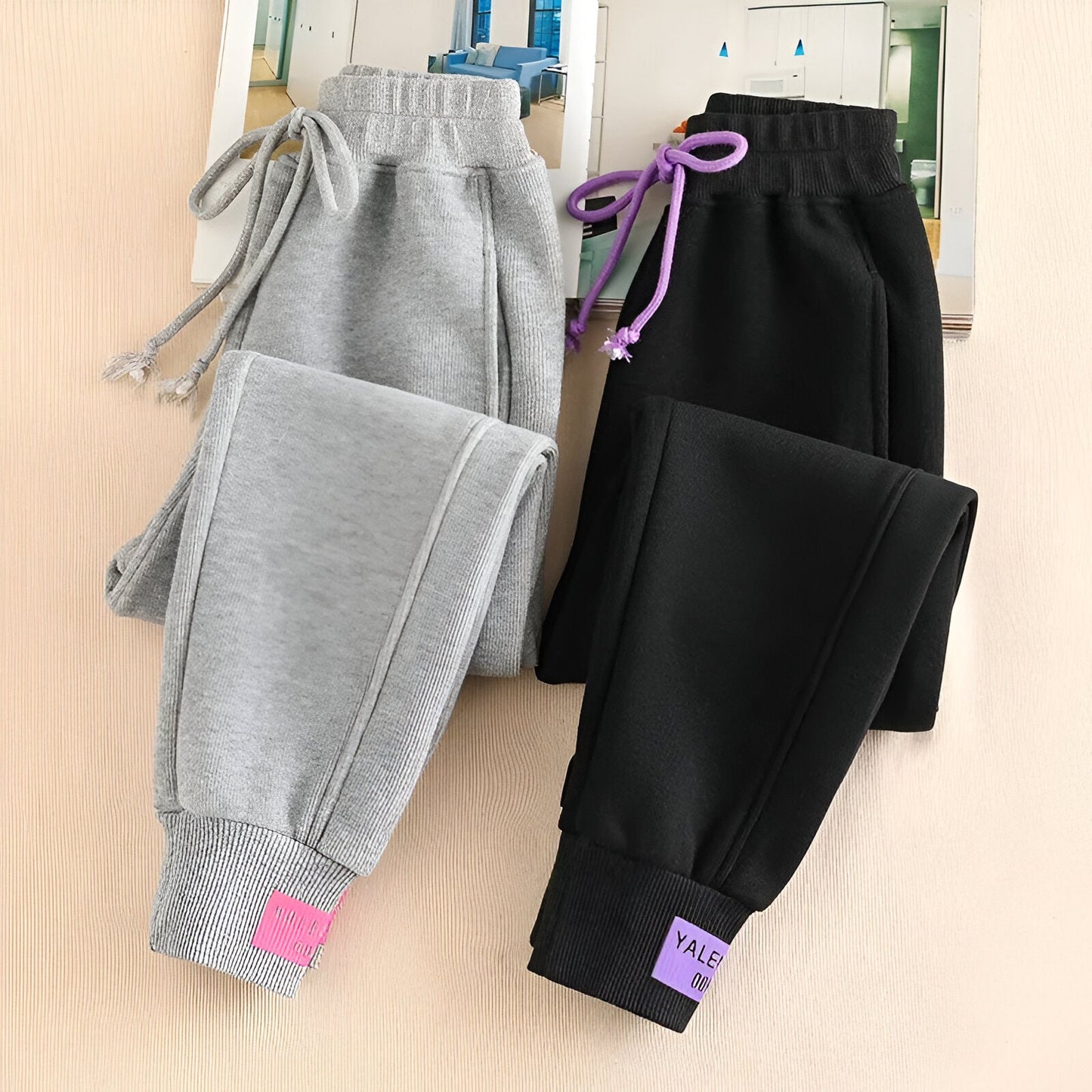 Petronella | Ny grå joggingbyxa för dam