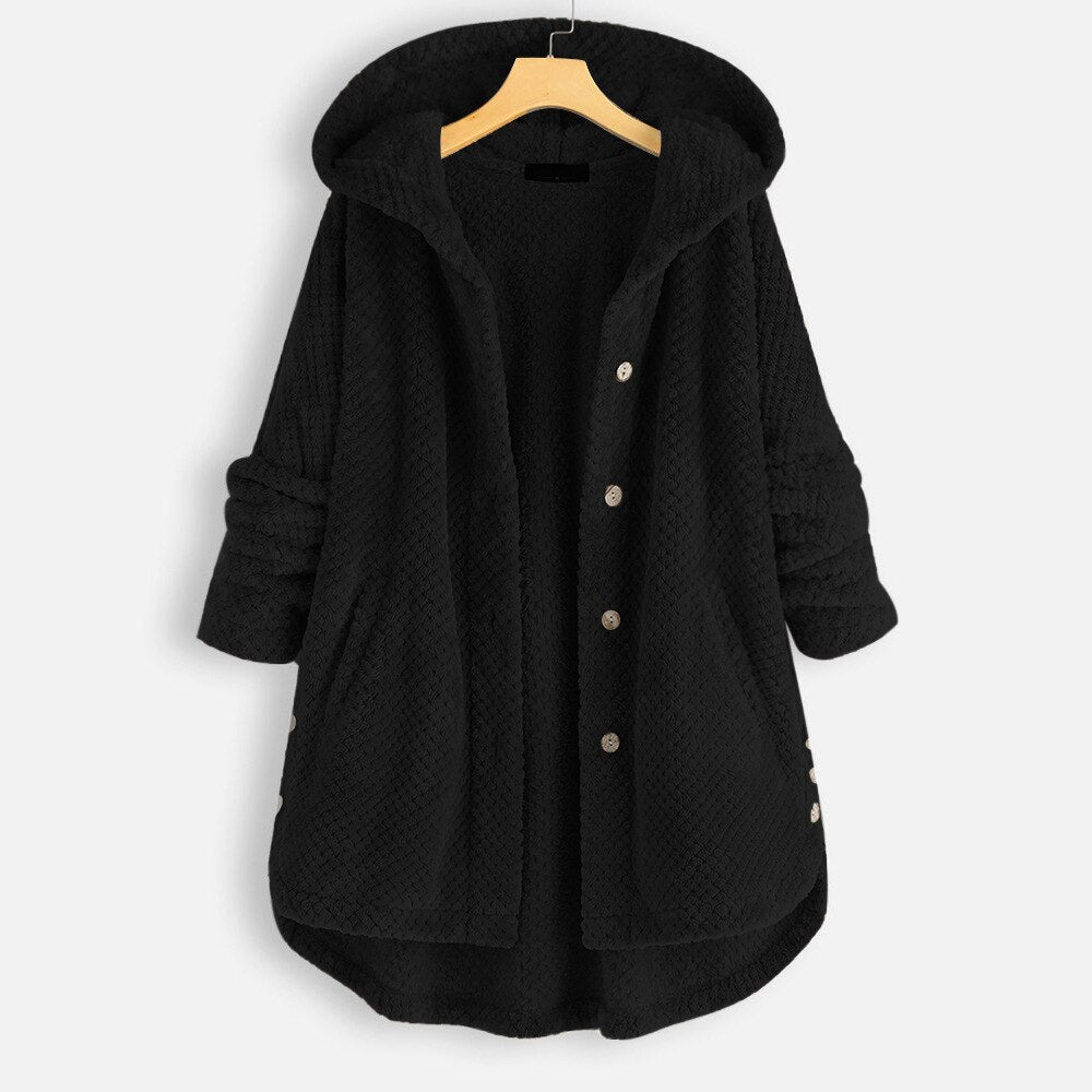 Arabella - Oversized jacka med huva för kvinnor