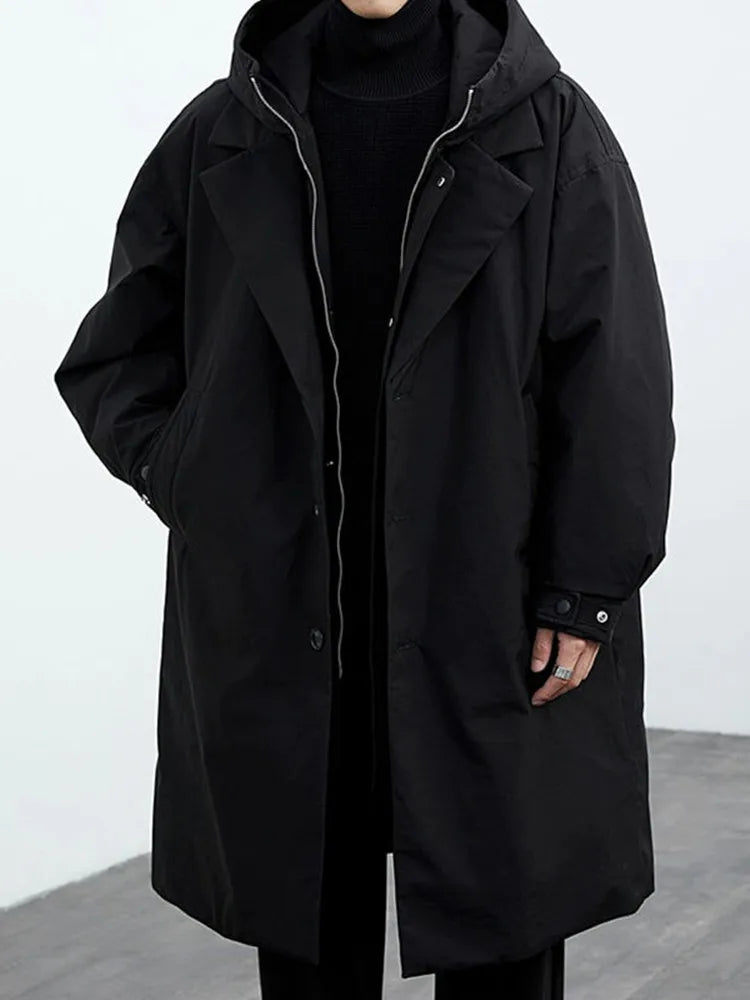 Lars | Varm och Stilren Trenchcoat – Klassisk Elegans för Kalla Dagar