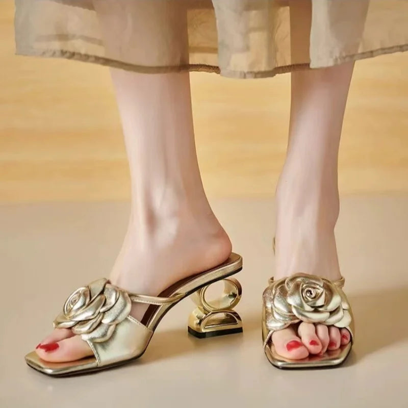 Felicia | Blommiga Sandaler