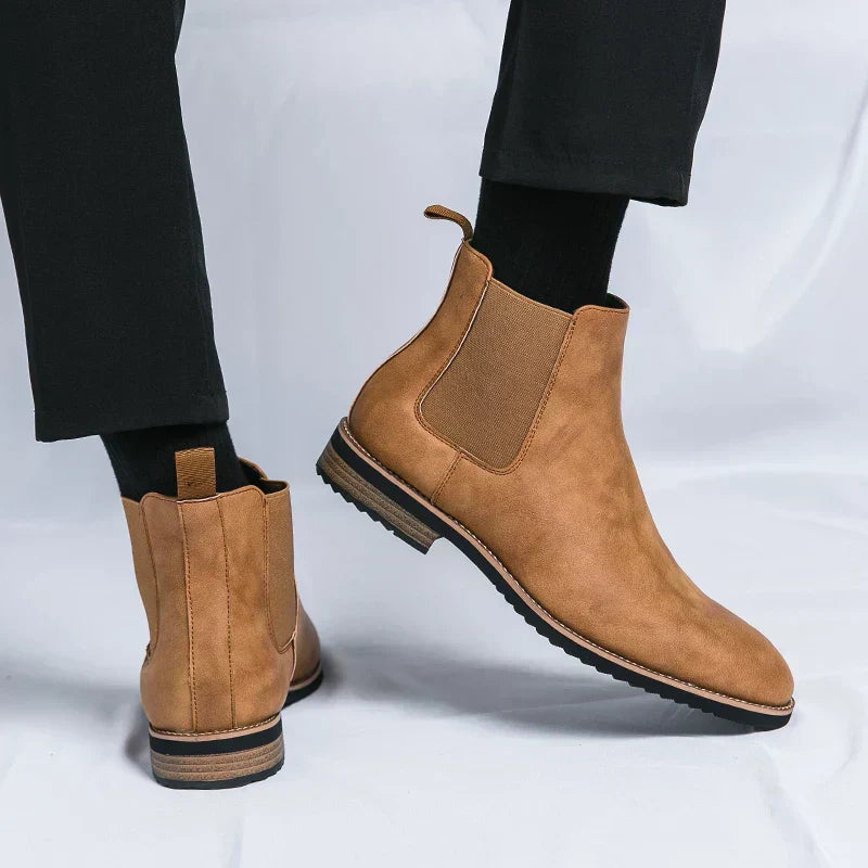 Kristian | Klassiska Chelsea Boots i Äkta Läder